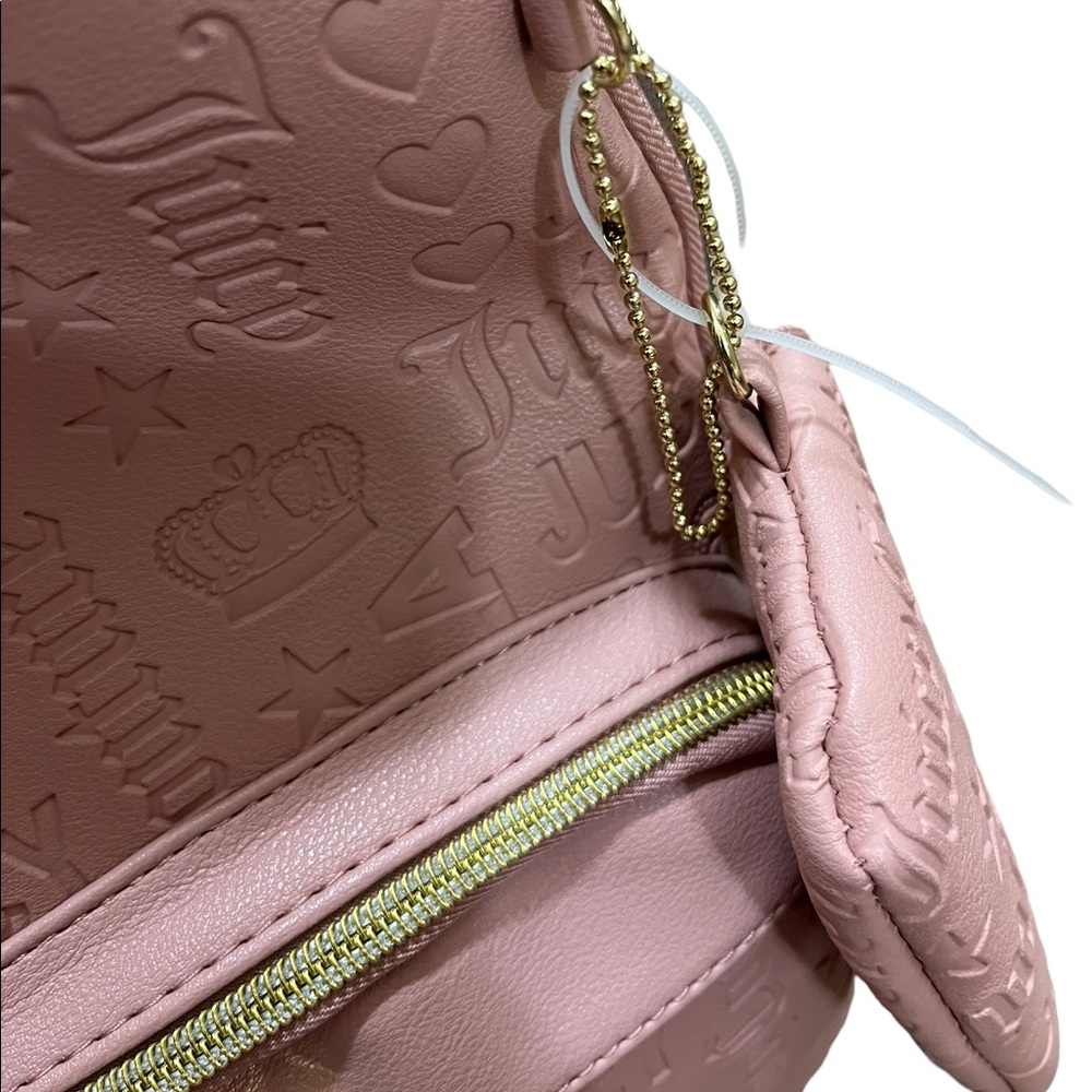 BNWT. JUICY COUTURE BLUSH WORD PLAY BACKPACK - Picture 8 of 13
